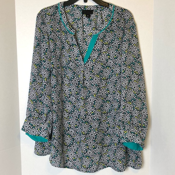 Worthington Tops - Worthington | Turquoise Tunic